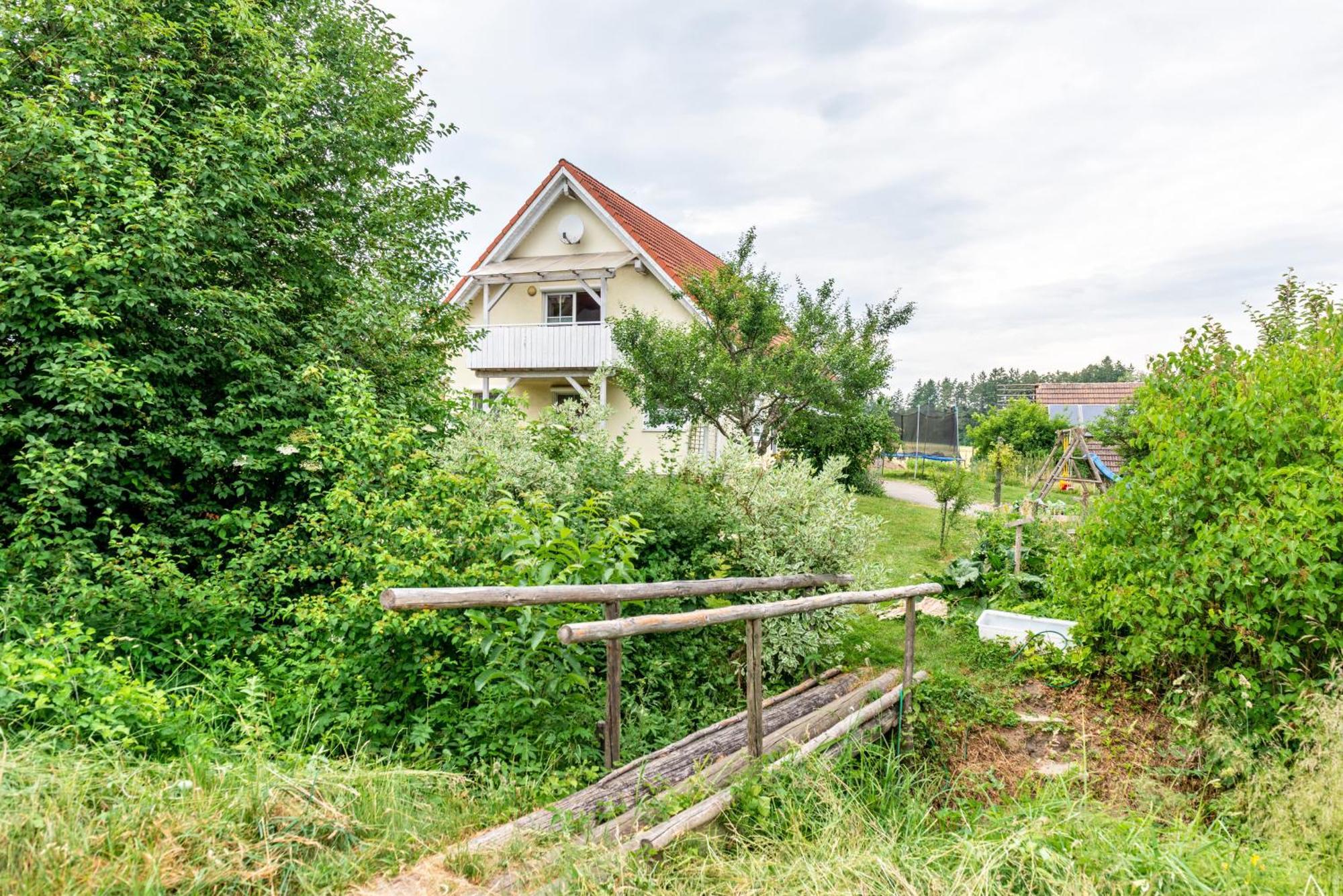 Beutenmuehle Straussenfarm Dach Owingen Exteriér fotografie